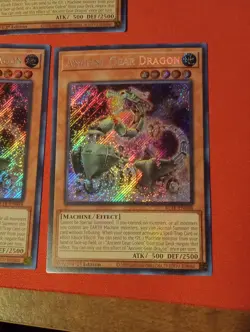 Yugioh! 3x Ancient Gear Dragon BLTR-EN048 Secret Rare 1st Ed NM - Image 2