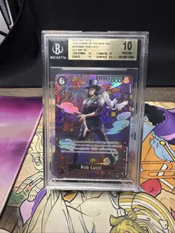 Rob Lucci (092) (SP) OP03-092 Awakening of the New Era Foil BGS 10 Possible BL10 - Image 3