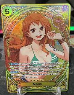 One Piece CCG Nami EB03-053SR* Special Print Art Heroines Edition - Image 1