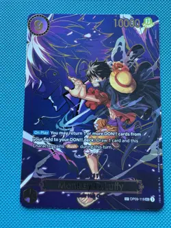 Monkey D Luffy SP OP09-119 OP13 Carrying On His Will Foil English One Piece TCG - Image 1