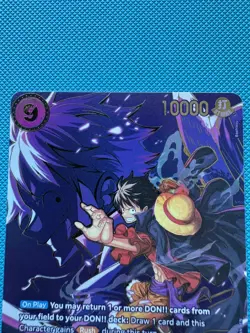 Monkey D Luffy SP OP09-119 OP13 Carrying On His Will Foil English One Piece TCG - Image 2