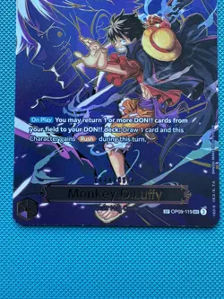 Monkey D Luffy SP OP09-119 OP13 Carrying On His Will Foil English One Piece TCG - Image 3