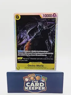 Gecko Moria Foil The Azure Sea's Seven Super Rare OP14-104 One Piece CCG - Image 1