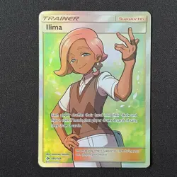 Ilima 146/149 Sun & Moon Base Set Pokemon Card - Image 2