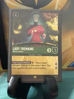 Disney Lorcana Archazia's Island Lady Tremaine Bitterly Jealous Card 115/204 - Image 1