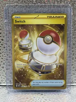 Switch 206/165 - Scarlet & Violet 151 Hyper Rare Pokemon Card - NM - Image 1