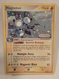 Pokemon Card - Magneton Legend Maker Stamped 22/92 Rare Reverse Holo - Image 1