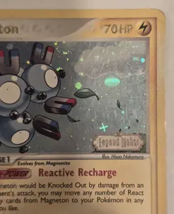 Pokemon Card - Magneton Legend Maker Stamped 22/92 Rare Reverse Holo - Image 4