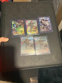 Gundam Card Game lot of 41 GD02, GD03 LR /LR+/C+ / C++ cards - Image 2