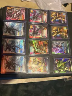 Gundam Card Game lot of 41 GD02, GD03 LR /LR+/C+ / C++ cards - Image 3