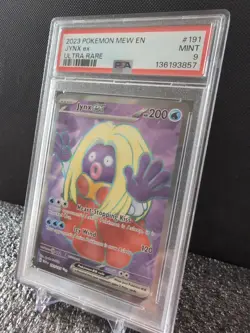 Pokemon TCG Card Jynx ex 191/165 Full Art Ultra Rare Pokemon 151 PSA 9 - Image 3