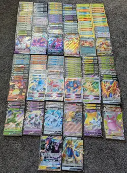 Pokemon Jumbo Oversized Cards Lot - Over 200 Cards TCG Pikachu Glaceon Charizard - Image 1