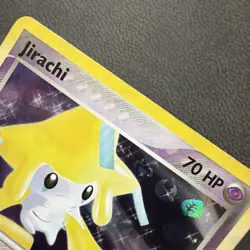 Pokemon Jirachi Reverse Holo Rare Card 8/101 Hidden Legends LP Holo Bleed ErrorU - Image 5