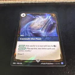Consult the Past Foil Promo Card Riftbound TCG Mint League of Legends - Image 1