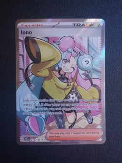 Iono Ultra Rare SV02: Paldea Evolved 254/193 Full Art Trainer Card - Image 2