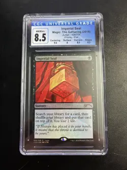 Magic: the Gathering MTG Imperial Seal Judge Promo - CGC 8.5 NM/Mint+ - Image 1