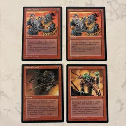 Magic the Gathering MTG Goblin Grenade Play Set Of 4 Cards - Image 1