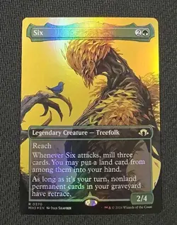 MTG Six (Borderless) [Modern Horizons 3] Foil Near Mint Magic - Image 1