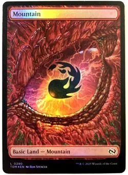 Dragon Eye Mountain, Foil, Tarkir #290 - Image 1