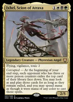 MTG Ixhel, Scion of Atraxa ** Phyrexia: All Will Be One Commander ** English - Image 1
