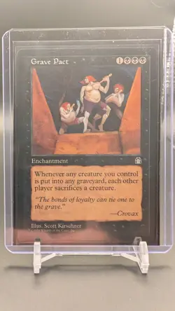 Grave Pact Stronghold - Lightly Played MTG - Image 1