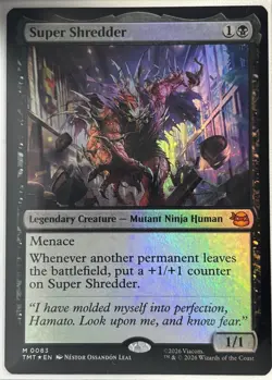 Super Shredder Teenage Mutant Ninja Turtles (TMT) Foil M 83 N - Image 1