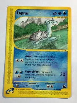 Lapras 71/144 Pokemon Skyridge Regular Unlimited Card - LP - Image 1