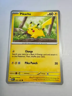 Pikachu 25/165 Common Pokemon TCG Pokemon 151 Scarlet & Violet Card - NM - Image 1