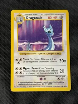Dragonair 18/102 - Pokemon Base Set Shadowless - Image 1