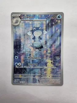 Poliwhirl Pokemon TCG Scarlet & Violet 151 English Card 176/165 NM Pack Fresh - Image 1