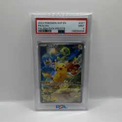 Pokemon Pikachu 027 SVP: Scarlet & Violet Promo Basic Holo PSA 9 Pokemon TCG - Image 1