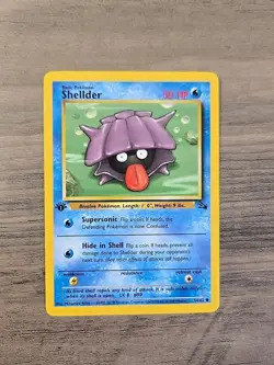 Pokemon TCG Shellder 1st Edition Fossil 54/62 NM - Image 1
