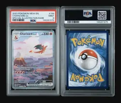 2023 POKEMON MEW EN-151 SPECIAL ILLUSTRATION RARE #199 CHARIZARD EX PSA 9 MINT - Image 3