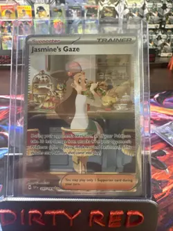 Pokemon TCG Jasmine's Gaze Full Art SIR Holo Trainer Surging Sparks #245/191 - Image 1