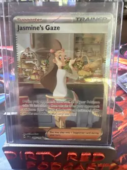 Pokemon TCG Jasmine's Gaze Full Art SIR Holo Trainer Surging Sparks #245/191 - Image 2