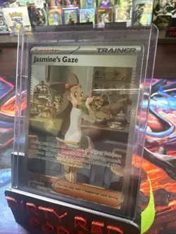 Pokemon TCG Jasmine's Gaze Full Art SIR Holo Trainer Surging Sparks #245/191 - Image 3
