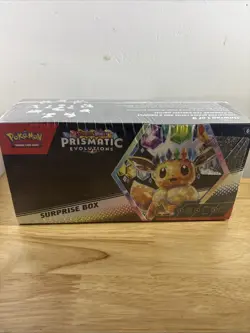 Pokemon TCG Scarlet & Violet Prismatic Evolutions Surprise Box FACTORY SEALED - Image 1