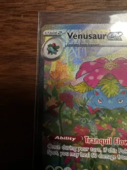 Venusaur ex 198/165 Sv: Scarlet & Violet Pokemon 151 Special Illustration Rare - Image 3