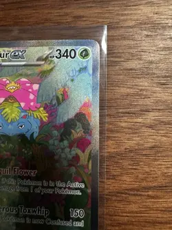 Venusaur ex 198/165 Sv: Scarlet & Violet Pokemon 151 Special Illustration Rare - Image 4