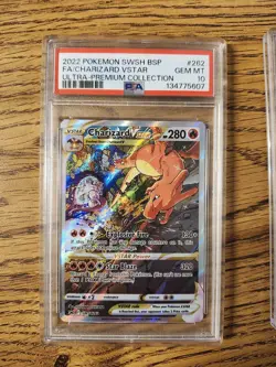 Pokemon Charizard VSTAR SWSH262 Sword & Shield Promo Holo PSA 10 VSTAR - Image 1