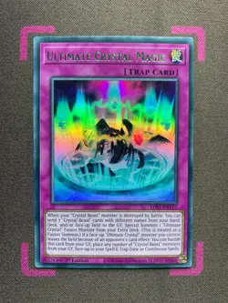 Ultimate Crystal Magic - LDS1-EN117 - Green Ultra Rare - Yugioh - Image 1