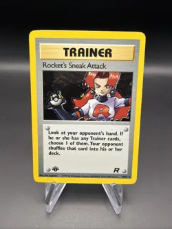 Rocket's Sneak Attack - 1st Edition Holo- 16/82 Team Rocket - Pokemon TCG - 2000 - Image 1