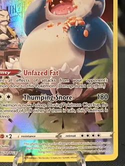 Pokemon Snorlax 2023 TG10/TG30 Trainer Gallery Holo Rare Lost Origin - Image 5