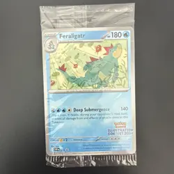 Pokemon Center 2024 Illustration Contest Sealed Feraligatr 213 promo - Image 1