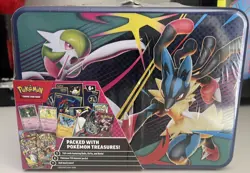 New 2025 Pokemon TCG Collector Treasure Chest Lunch Box Tin - Factory Sealed - Image 1