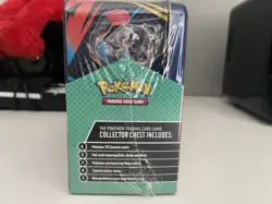 New 2025 Pokemon TCG Collector Treasure Chest Lunch Box Tin - Factory Sealed - Image 5