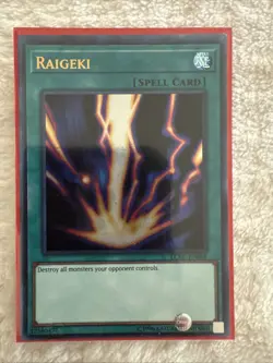 Raigeki - LP - LCKC-EN088 - Unlimited - Ultra Rare - Yu-Gi-Oh! TCG - Image 1
