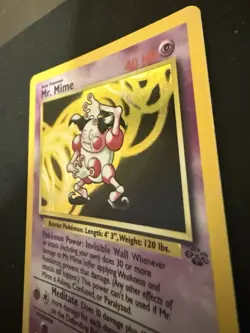 Pokemon TCG Mr. Mime Jungle 6/64 Holo Unlimited Holo Rare - Image 3