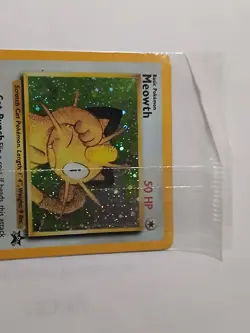 Pokemon TCG Meowth Black Star 10 Wotc Promo Holo SEALED - Image 2