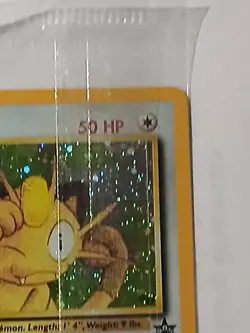 Pokemon TCG Meowth Black Star 10 Wotc Promo Holo SEALED - Image 5